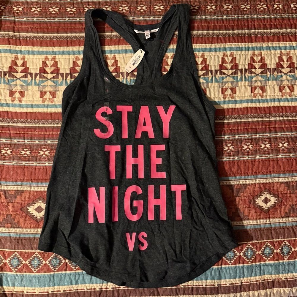 NWT Victoria's Secret graphic tank top size small